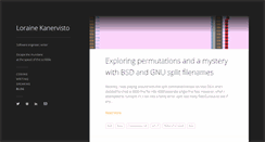 Desktop Screenshot of lorainekv.com