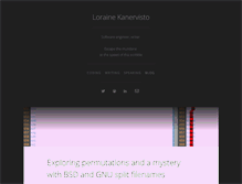 Tablet Screenshot of lorainekv.com